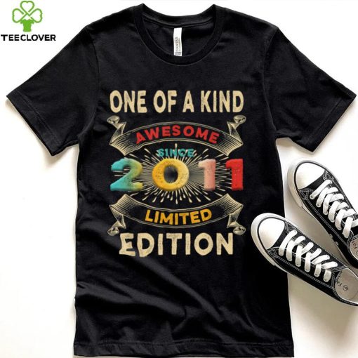 11 Years Old Gifts Awesome Since 2011 11th Birthday T Shirt