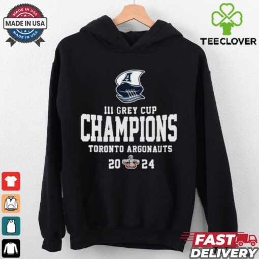 111th Grey Cup Champions Toronto Argonauts Football Club 2024 Logo Shirt