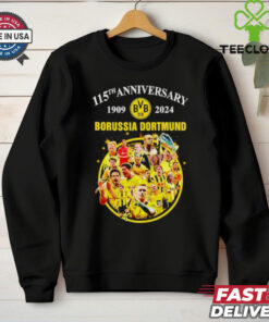 115th Anniversary Borussia Dortmund 1909 2024 team players hoodie, sweater, longsleeve, shirt v-neck, t-shirt