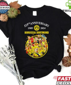 115th Anniversary Borussia Dortmund 1909 2024 team players hoodie, sweater, longsleeve, shirt v-neck, t-shirt