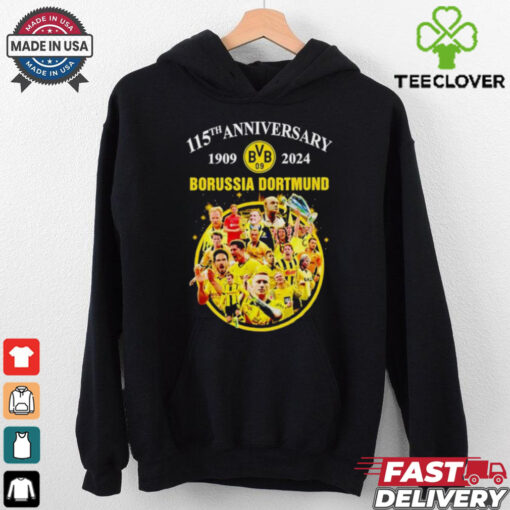 115th Anniversary Borussia Dortmund 1909 2024 team players hoodie, sweater, longsleeve, shirt v-neck, t-shirt