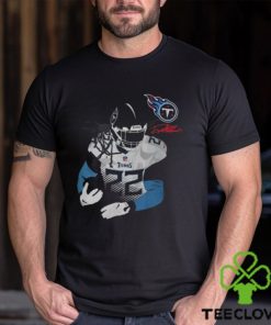 Licensed Gear Nfl Tennessee Titans Derrick Henry Navy Player T Shirt