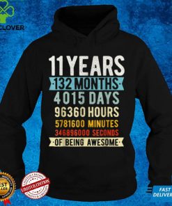 11th Birthday 11 Years Old Vintage Retro 132 Months T Shirt B09VXKTRSL