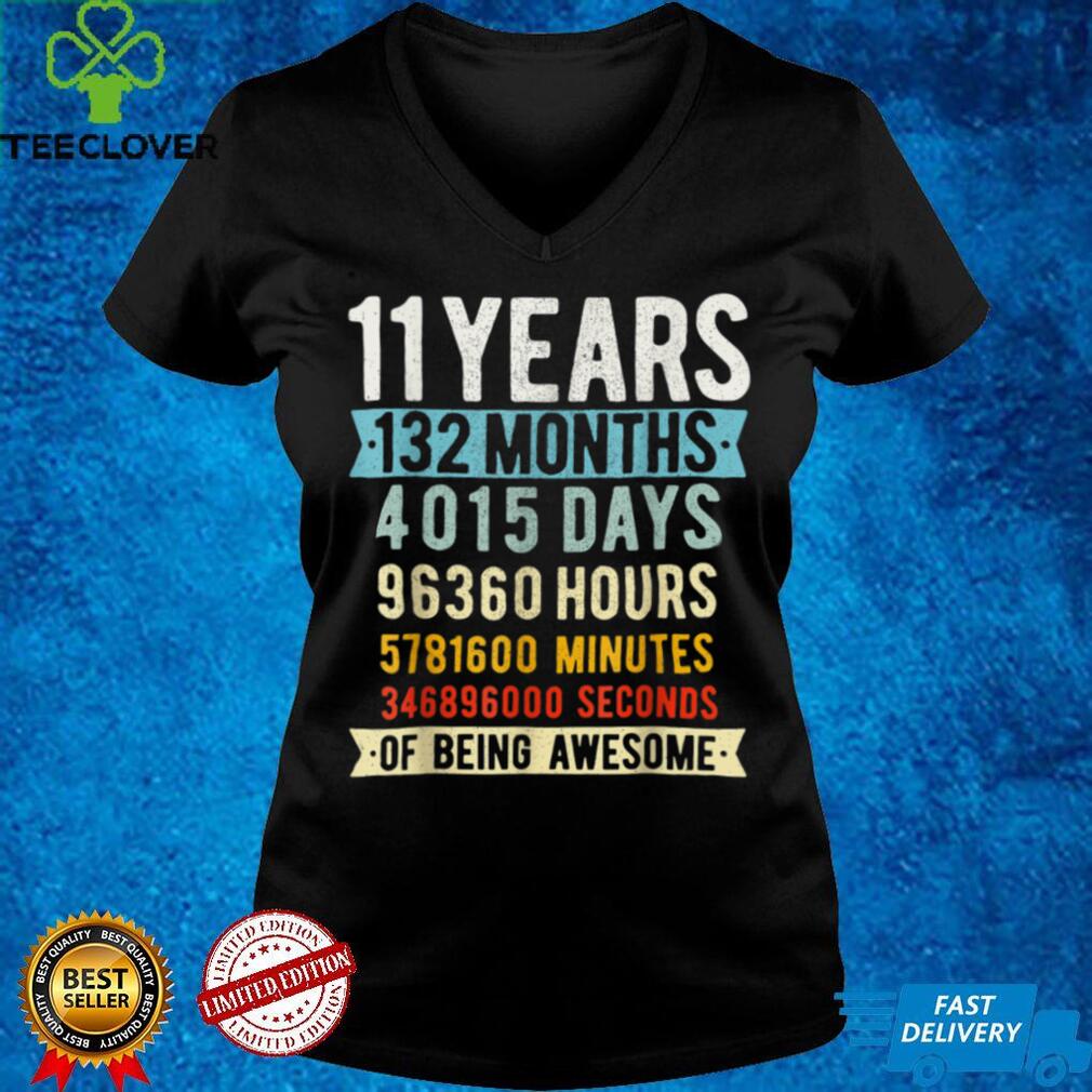11th Birthday 11 Years Old Vintage Retro 132 Months T Shirt B09VXKTRSL 11th Birthday 11 Years Old Vintage Retro 132 Months T Shirt B09VXKTRSL