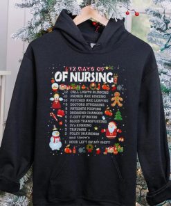 12 Days Of Nursing Christmas T Shirt