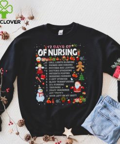 12 Days Of Nursing Christmas T Shirt