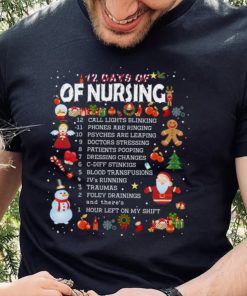 12 Days Of Nursing Christmas T Shirt