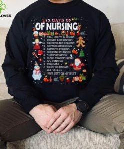 12 Days Of Nursing Christmas T Shirt