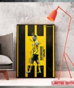 12 G A In 11 Matches For Raphael Guerreiro in 2023 Borussia Dortmund Home Decor Poster Canvas