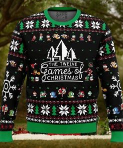 12 Games of Christmas Ugly Christmas Sweater