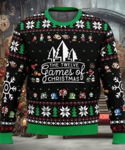 12 Games of Christmas Ugly Christmas Sweater