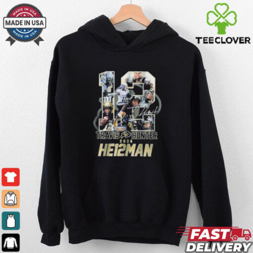 12 Travis Hunter 2024 Heisman Colorado football signature Shirt