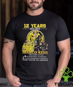 12 Years 2012 2024 Marco Reus 424 Game Played Thank You For The Memories T Shirt