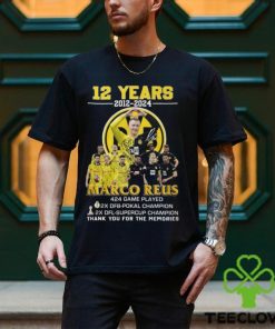 12 Years 2012 2024 Marco Reus 424 Game Played Thank You For The Memories T Shirt