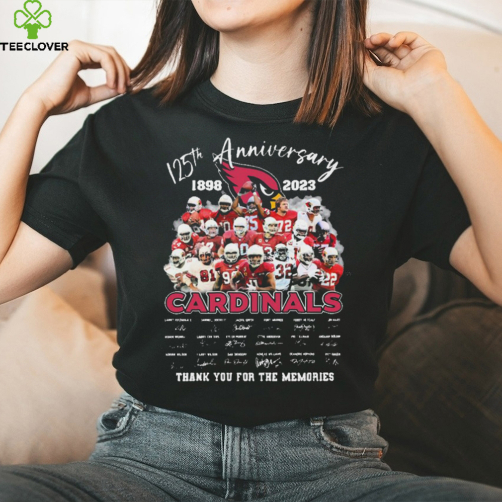 Official 125th Anniversary 1898 – 2023 Cardinals Thank You For The Memories  T-Shirt, hoodie, sweatshirt for men and women