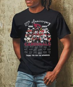 125th Anniversary 1898 – 2023 Cardinals Thank You For The Memories T Shirt