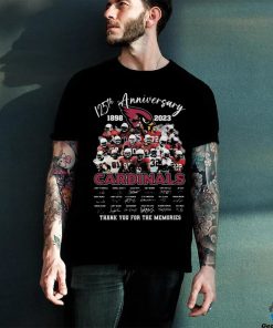 125th Anniversary 1898 – 2023 Cardinals Thank You For The Memories T Shirt