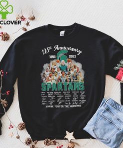 125th Anniversary 1898 – 2023 Spartans Thank You For The Memories T Shirt