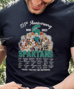 125th Anniversary 1898 – 2023 Spartans Thank You For The Memories T Shirt