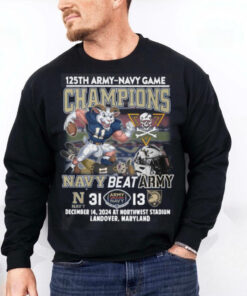 125th Army Navy Game Champions – Navy Beat Army 2024 Limited Edition 2D T Shirt