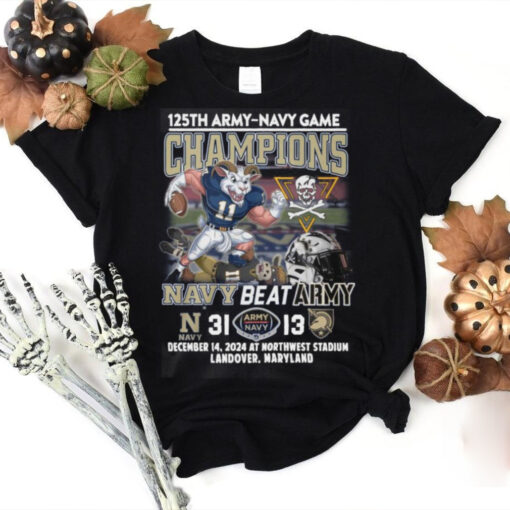 125th Army Navy Game Champions – Navy Beat Army 2024 Limited Edition 2D T Shirt