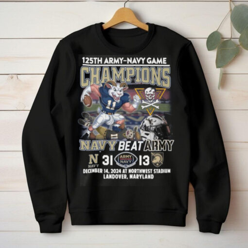 125th Army Navy Game Champions – Navy Beat Army 2024 Limited Edition 2D T Shirt