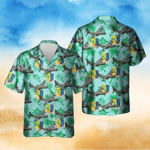 129th Rescue Wing Lockheed Hc 130 Hawaiian Shirt