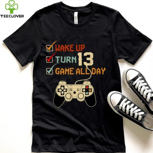 13 Yrs Old Gift Boy Video Gamer Birthday Party 13th Birthday T Shirt