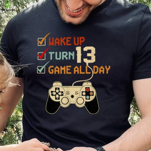 13 Yrs Old Gift Boy Video Gamer Birthday Party 13th Birthday T Shirt