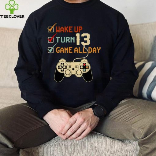 13 Yrs Old Gift Boy Video Gamer Birthday Party 13th Birthday T Shirt