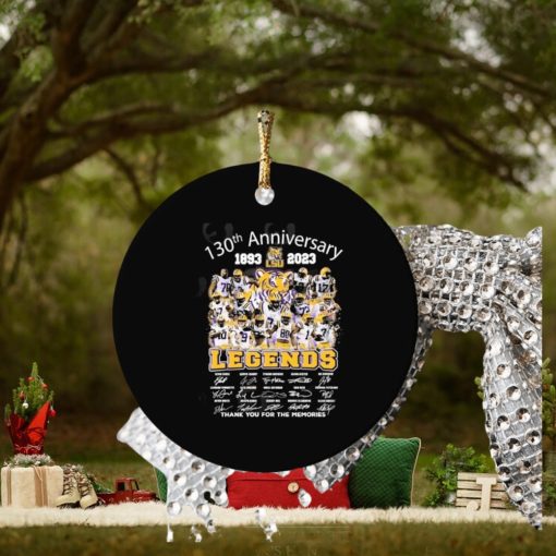 130th Anniversary 1893 – 2023 LSU Tigers The Legends Thank You For The Memories Ornament Christmas