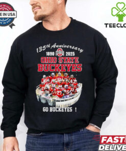 135th Anniversary 1890 2025 Ohio State Buckeyes Go Buckeyes players shirt