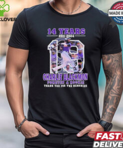 14 Years 2011 2024 Charlie Blackmon Colorado Rockies Forever A Rockie Signature Shirt