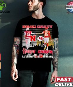 15 Nebraska 15 Kansas City On Saturdays Signature Shirt