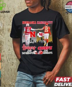 15 Nebraska 15 Kansas City On Saturdays Signature Shirt