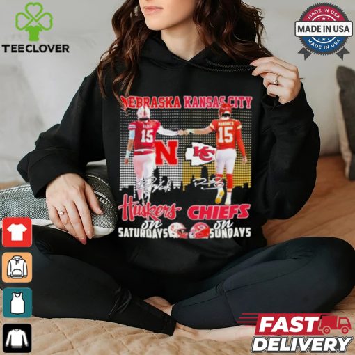 15 Nebraska 15 Kansas City On Saturdays Signature Shirt