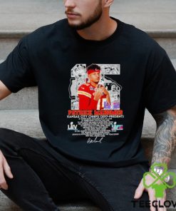 15 Patrick Mahomes Kansas City Chiefs 2017 present signature shirt