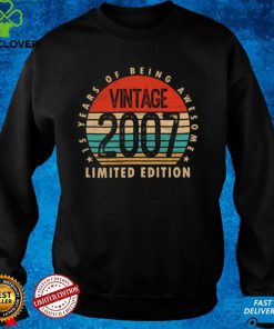 15 Year Old Gifts Vintage 2007 Limited Edition 15th Birthday Pullover Hoodie