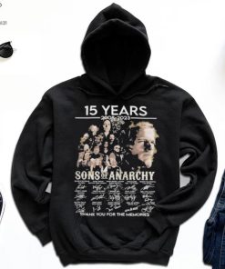 15 years 2008 2023 Sons of Anarchy thank you for the memories signatures shirt 2 15 years 2008 2023 Sons of Anarchy thank you for the memories signatures shirt