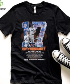 17 Keith Hernandez New York Mets 1983 1989 thank you for memories shirt
