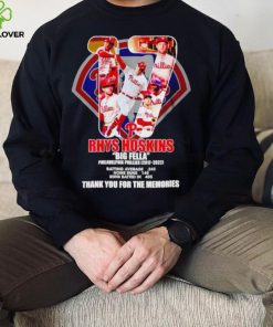 17 Rhys Hoskins Big Fella Philadelphia Phillies 2017 2022 thank you for the memories shirt