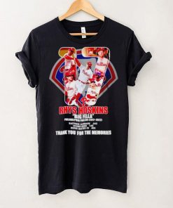 17 Rhys Hoskins Big Fella Philadelphia Phillies 2017 2022 thank you for the memories shirt