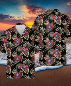 17th Sustainment Brigade (United States) Nevada Army National Guard Button Down Hawaiian Shirt