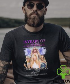 18 Years Of 2005 – 2023 Denim & Rhinestones Tour Carrie Underwood Thank You For The Memories T Shirt