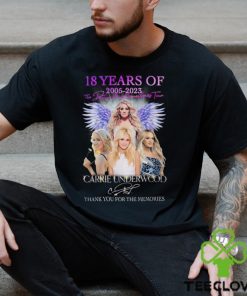 18 Years Of 2005 – 2023 Denim & Rhinestones Tour Carrie Underwood Thank You For The Memories T Shirt