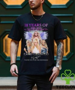 18 Years Of 2005 – 2023 Denim & Rhinestones Tour Carrie Underwood Thank You For The Memories T Shirt