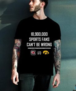 18,900,000 Sports Fans Can’t Be Wrong Iowa Game Cook Shirt