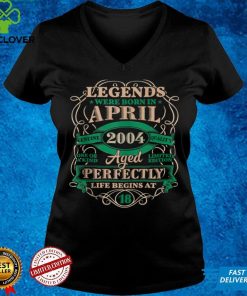 18th Birthday Gift For Legends Born April 2004 18 Years Old Tank Top