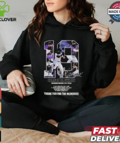 19 Charlie Blackmon Colorado Rockies 2011 – 2024 Thank You For The Memories Signature T shirt