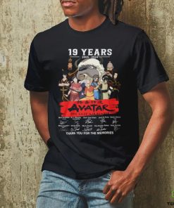 19 Years 2005 – 2024 Avatar The Last Airbender Thank You For The Memories T Shirt
